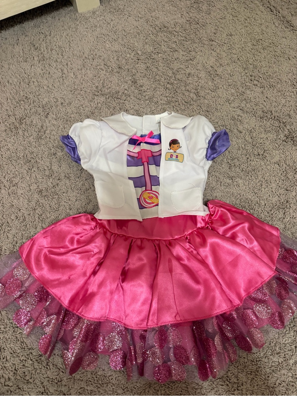 Disney Pink, White & Purple Doc McStuffins Dress-Up Costume